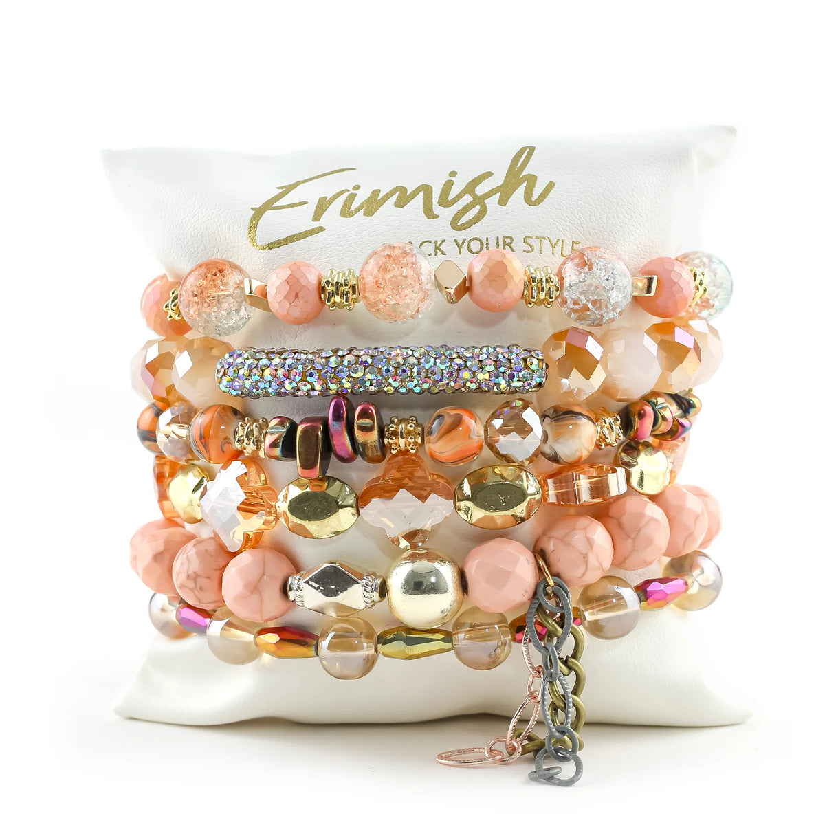ERIMISH -  APRICOT BOXED STACK BRACELET SET