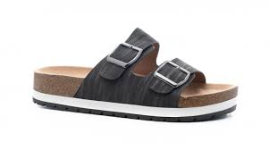 CORKYS BEACH BABE CHARCOAL SANDALS