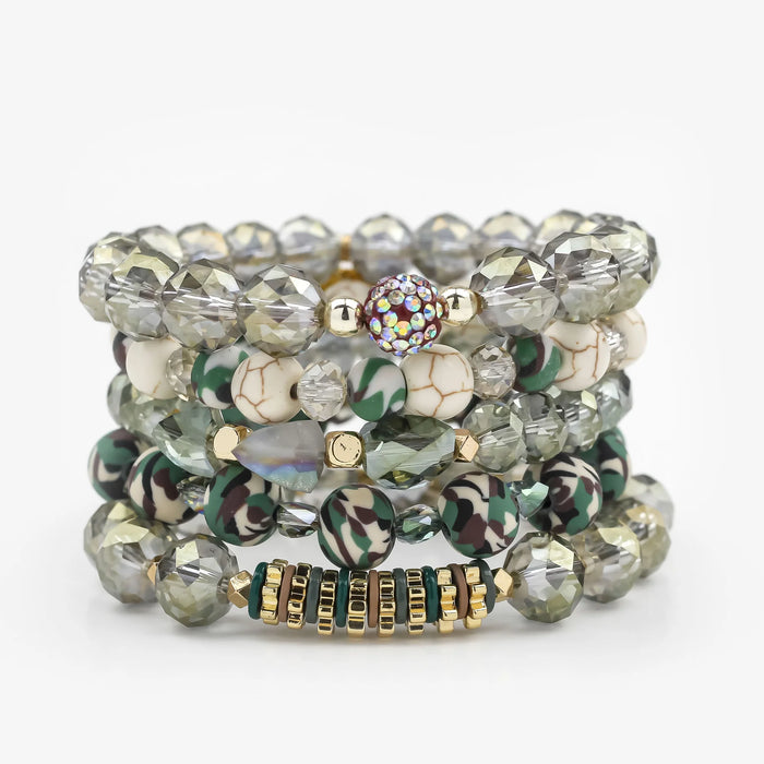 ERIMISH  -  CAMO EXTENDED 5 BRACELET STACK