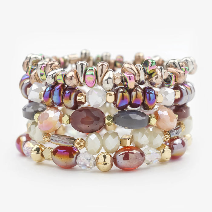 EXTENDED SIZE -  PLUS SIZE CARTER STACK BRACELET SET
