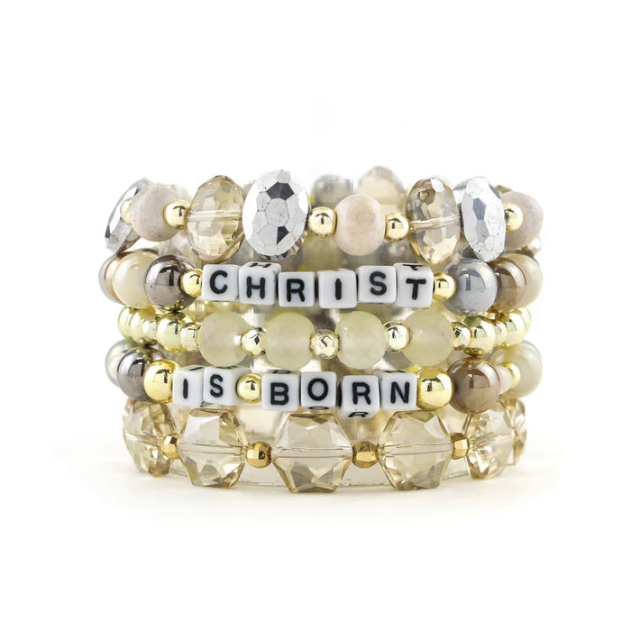 ERIMISH   -  LIMITED EDITION "CHRIST IS BORN" 5 BRACELET STACK