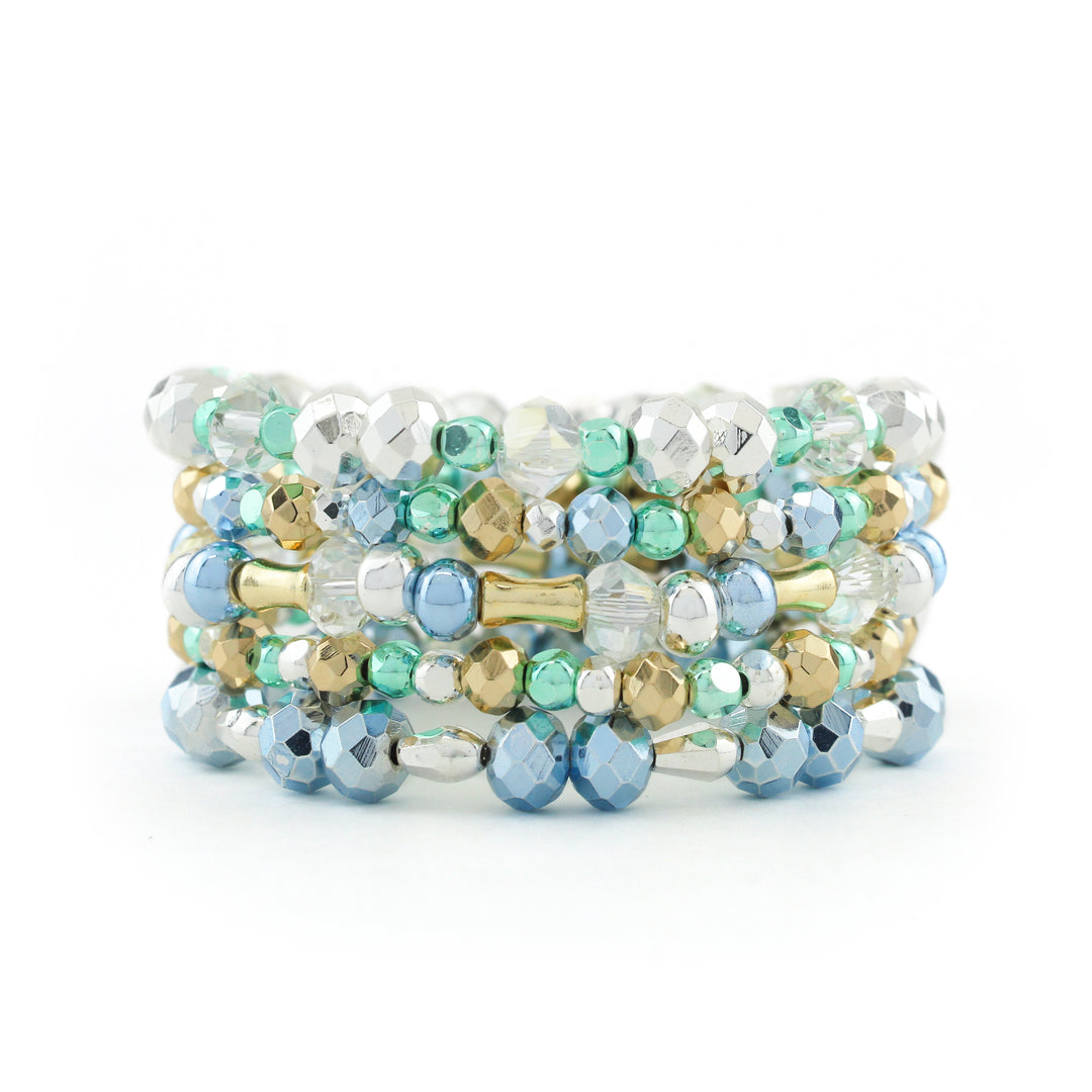 EXTENDED SIZE -  PLUS SIZE DREAMBOAT STACK BRACELET SET