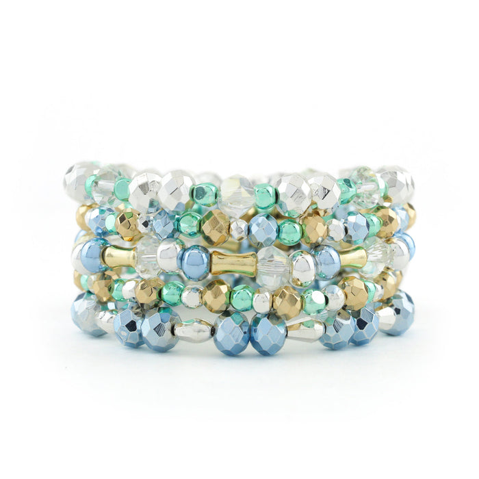 EXTENDED SIZE -  PLUS SIZE DREAMBOAT STACK BRACELET SET