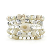 ERIMISH  -  MARBLE 5 BRACELET STACK