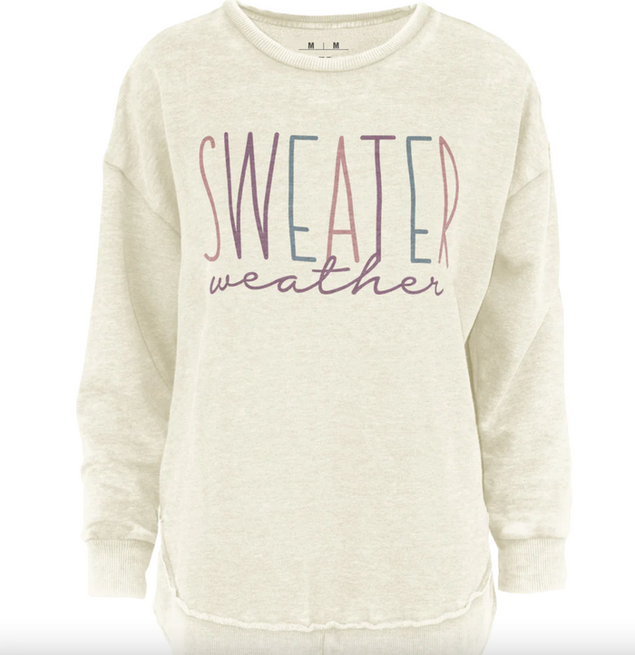ROYCE: SWEATER WEATHER VINTAGE PONCHO FLEECE
