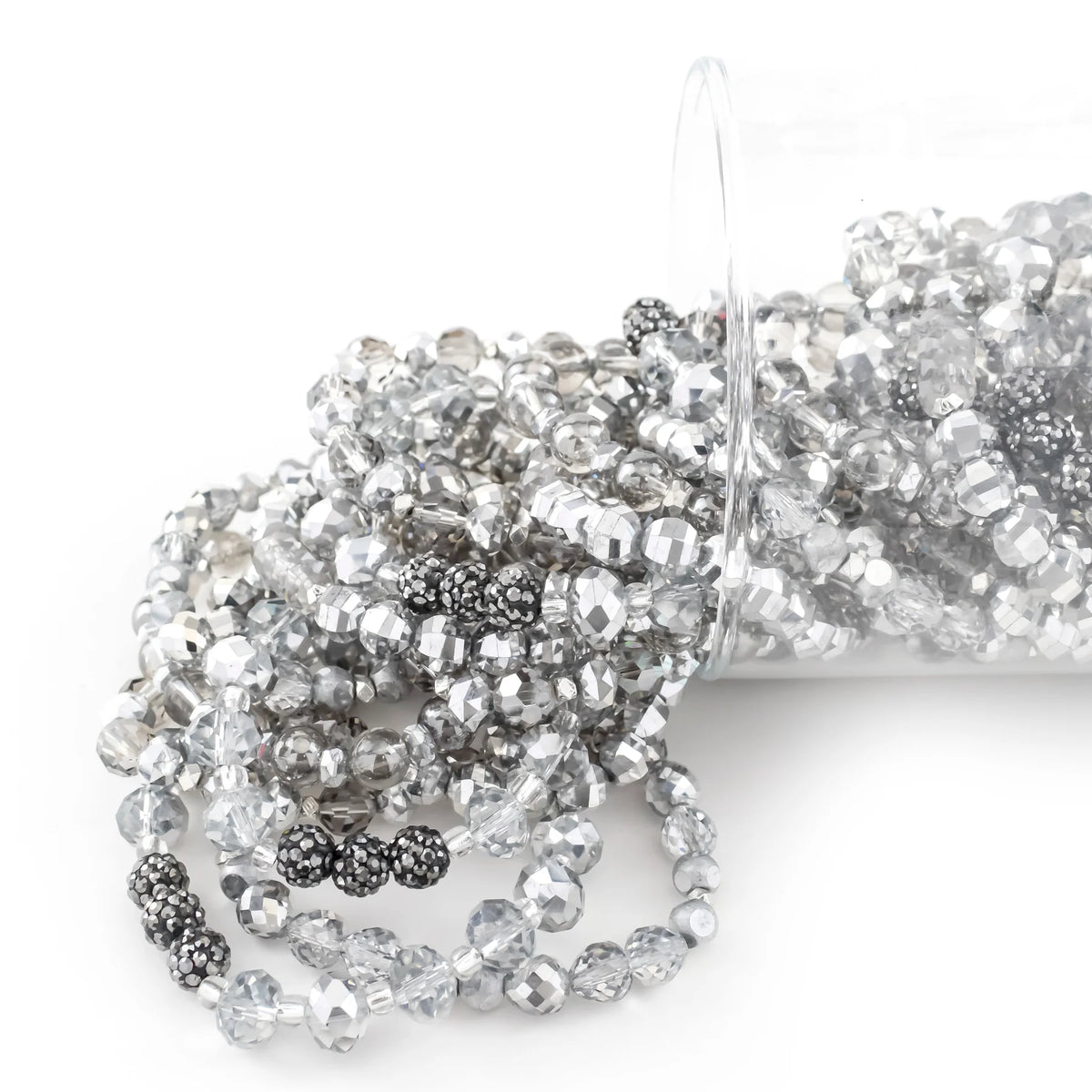 ERIMISH   - SILVER BELLS STACK BRACELET SET