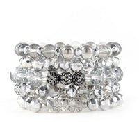 ERIMISH   - SILVER BELLS STACK BRACELET SET