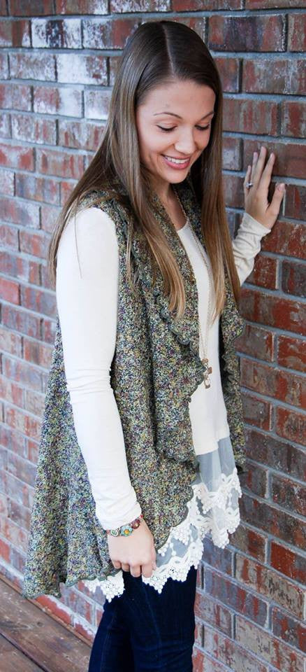 Multi-Colored Sweater Vest