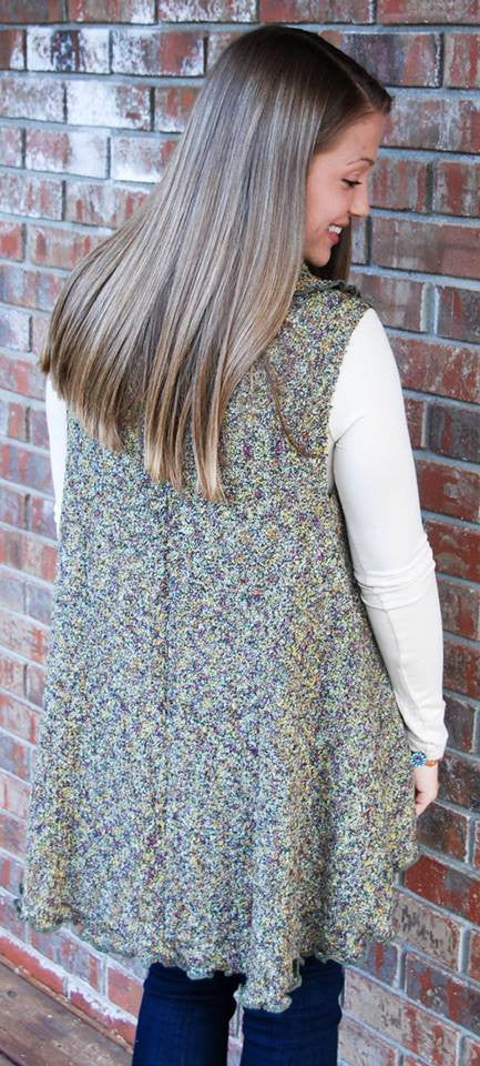 Multi-Colored Sweater Vest