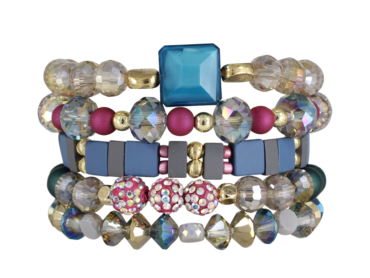 EXTENDED SIZE - BATTLEFIELD STACK BRACELET SET