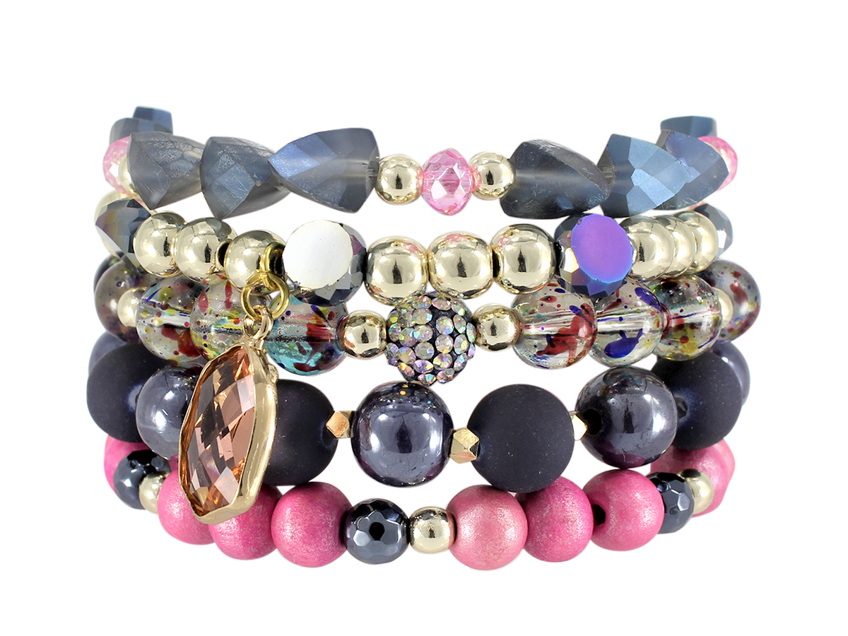 ERIMISH  -  BLACKBERRY STACK BRACELET SET