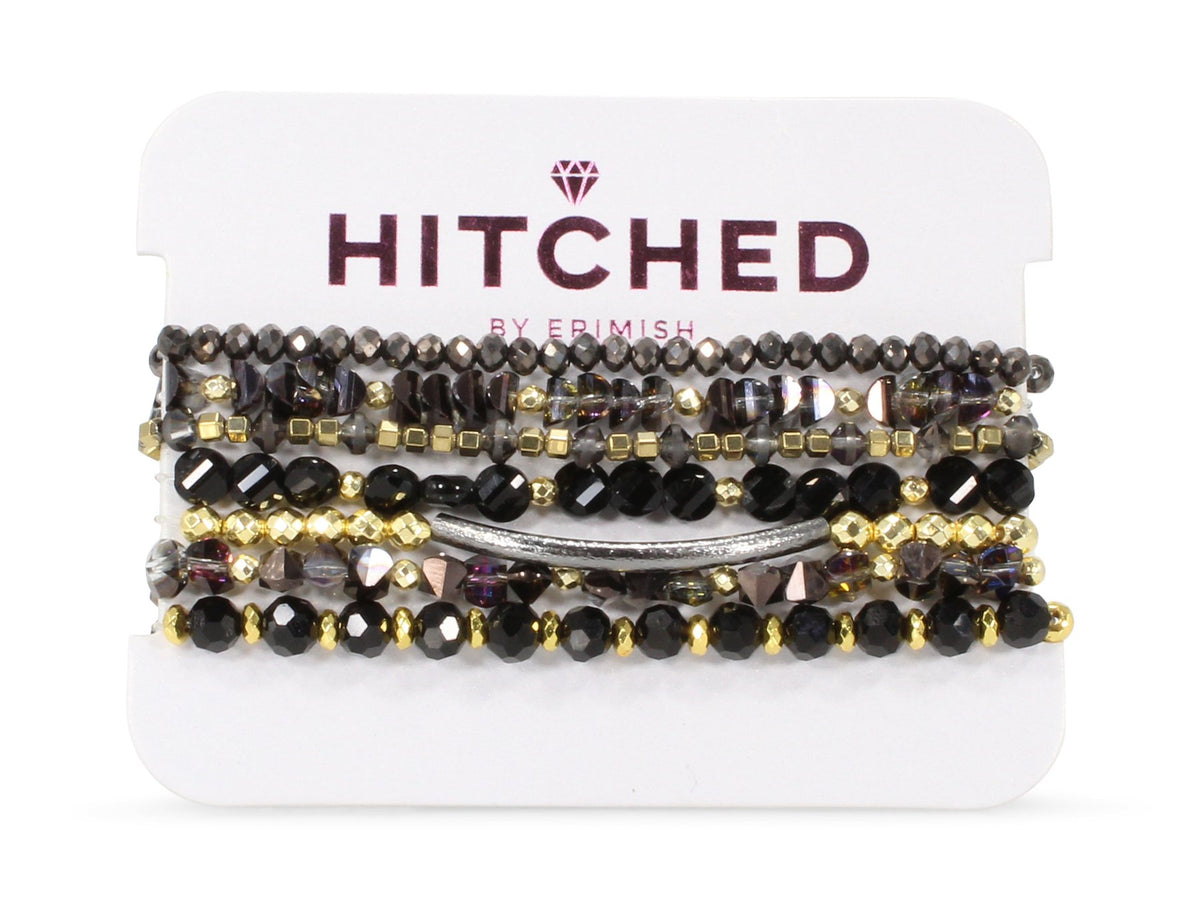 ERIMISH "HITCHED" BRIDESMAID SET - BLACK AND GOLD