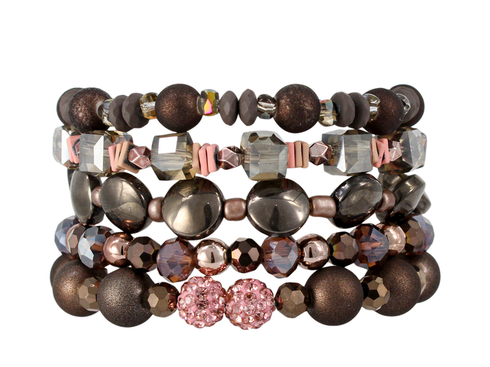 ERIMISH -  EXTENDED SIZE BROOKLYN STACK BRACELET SET