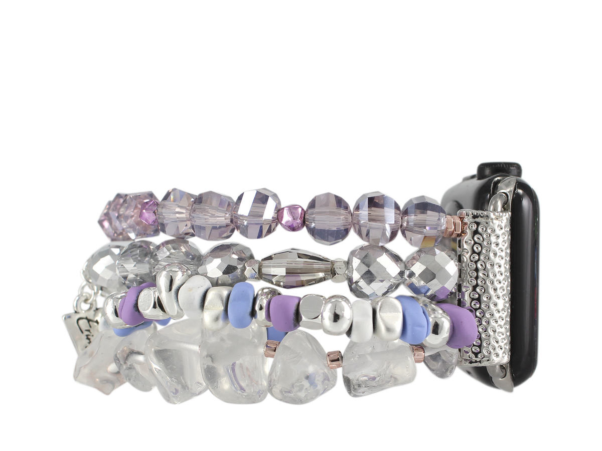 ERIMISH -  VIOLET APPLE WATCH BAND - 13 CM