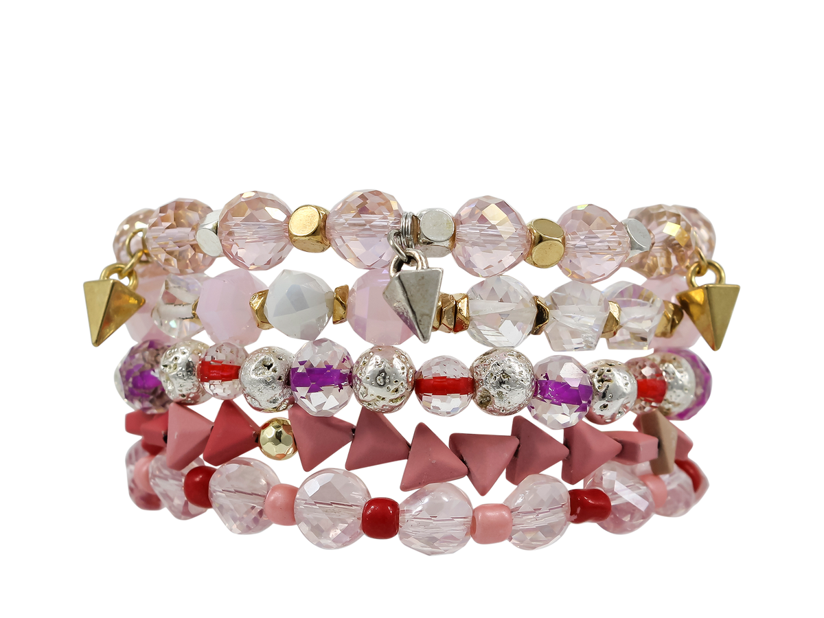 ERIMISH  CHEESECAKE STACK BRACELET SET