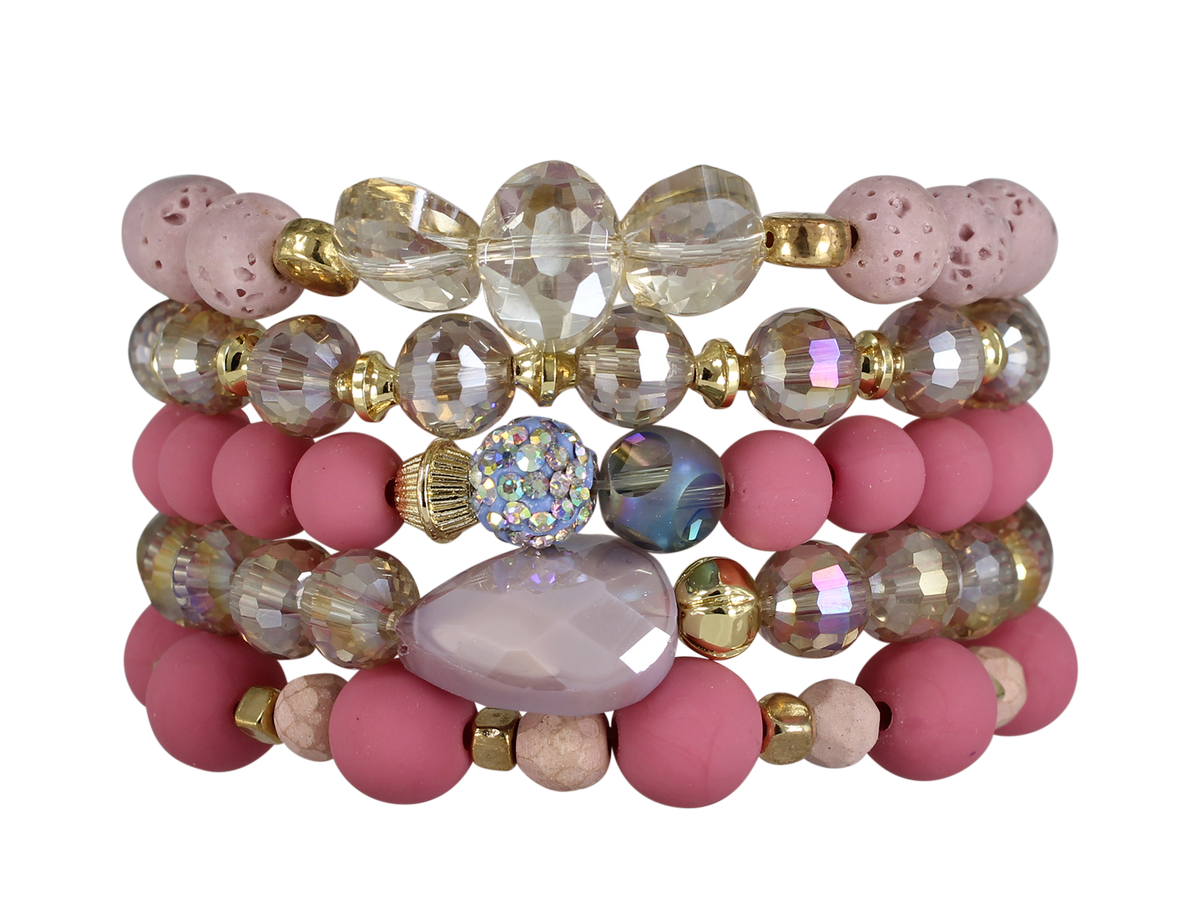 ERIMISH  - CHIFFON  STACK BRACELET SET