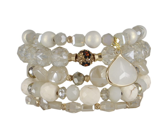 EXTENDED SIZE - CONSTANCE STACK BRACELET SET