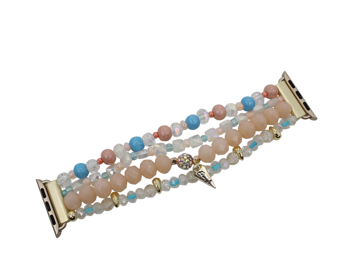 ERIMISH - BUTTERFLY COLLECTION APPLE WATCH BAND - CORAL 14 CM