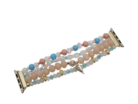 ERIMISH - BUTTERFLY COLLECTION APPLE WATCH BAND - CORAL 14 CM