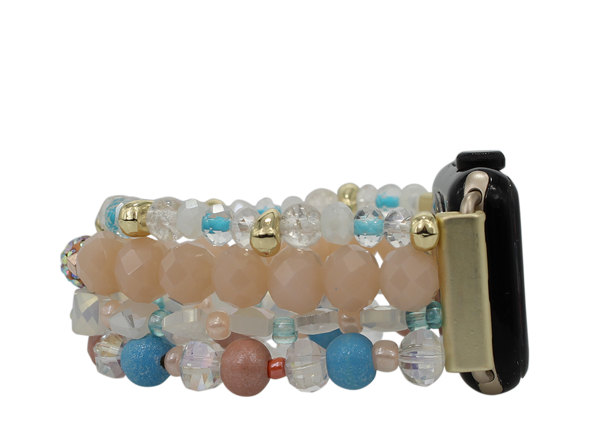 ERIMISH - BUTTERFLY COLLECTION APPLE WATCH BAND - CORAL 14 CM
