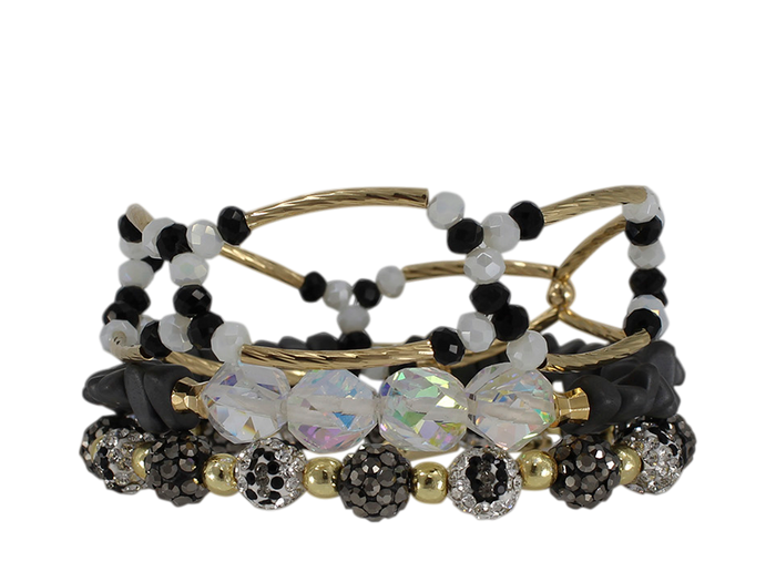 ERIMISH  -  CRISS CROSS STARTER STACK BLACK & WHITE