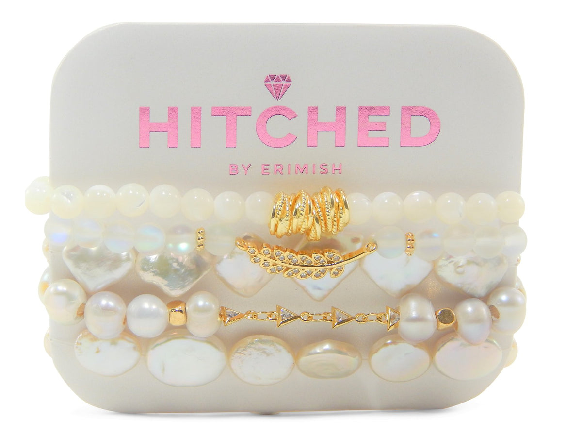 ERIMISH "HITCHED" WEDDING METALS - PEARL STACK