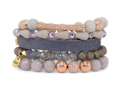 ERIMISH - DEWDROP STACK BRACELET SET