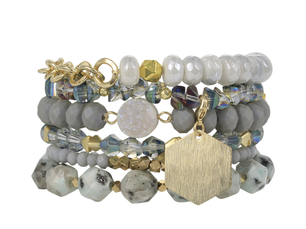 ERIMISH - FERN STACK BRACELET SET