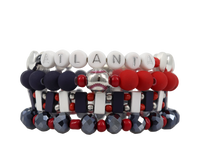 ERIMISH - ATLANTA BRAVES HOMERUN STARTER BRACELET STACK