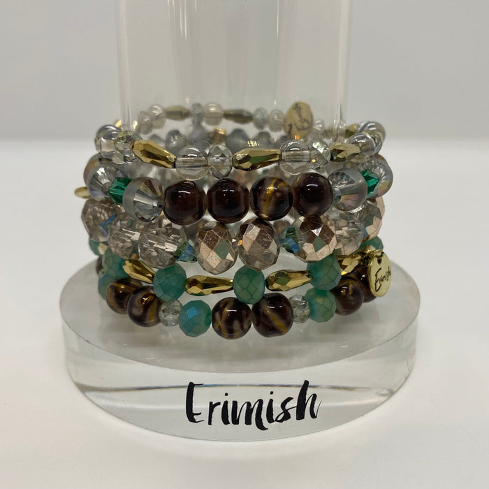 ERIMISH   -  TIGER EYE BRACELET SET