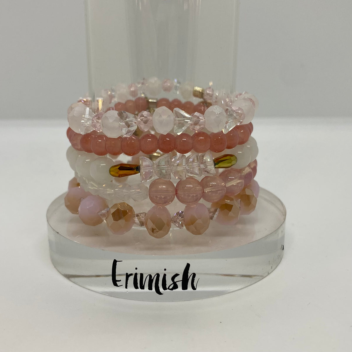 ERIMISH  -EXTENDED SIZE PRINCESS STACK BRACELET SET