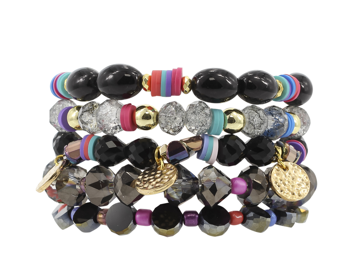 ERIMISH  -  EXTENDED SIZE GIGI STACK BRACELET SET
