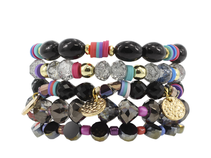 ERIMISH  -  EXTENDED SIZE GIGI STACK BRACELET SET