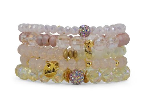 ERIMISH - (Kid-Size) GEM JAMS "LEMONADE" STACK BRACELET SET