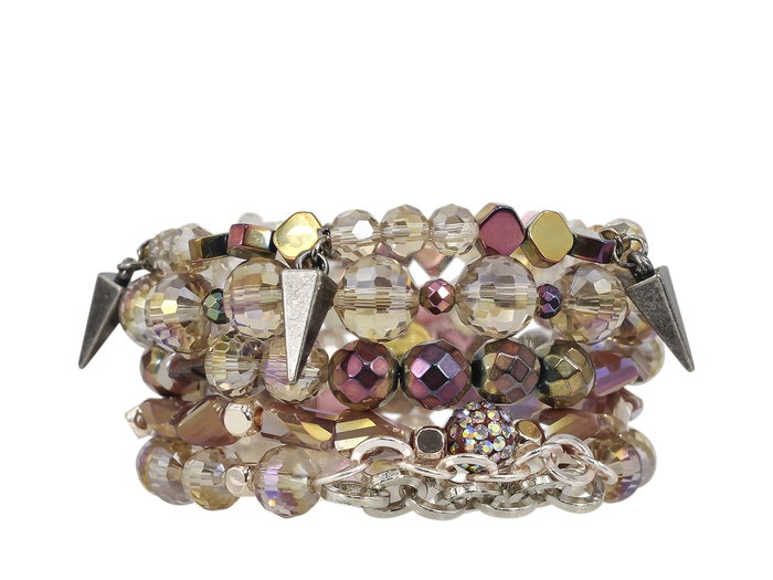 ERIMISH  -  EXTENDED SIZE LUXOR STACK BRACELET SET