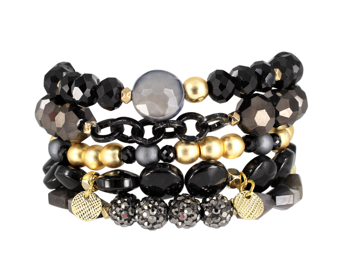 ERIMISH  - PEPPER STACK BRACELET SET