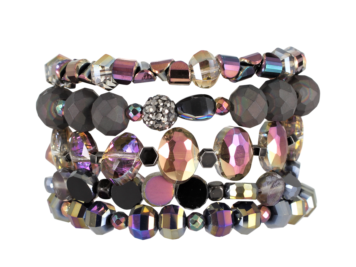 ERIMISH  - ROCK N ROLL STACK BRACELET SET