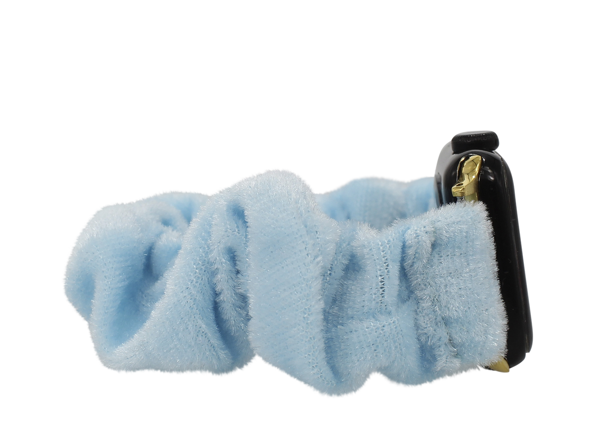 ERIMISH - SCRUNCHIE - BABY BLUE  - APPLE WATCH BAND - 13 CM