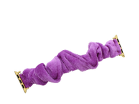 ERIMISH -  SCRUNCHIE - PLUM - APPLE WATCH BAND - 14CM