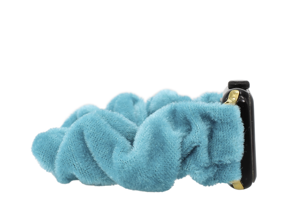 ERIMISH - SCRUNCHIE - TURQUOISE - APPLE WATCH BAND - 14CM