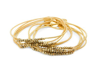 ERIMISH -  SLINKY STACK BRACELET SET - GOLD